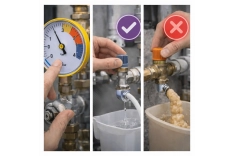 Какое давление должно быть в системе отопления?