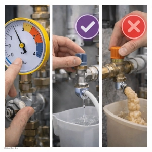 Какое давление должно быть в системе отопления?