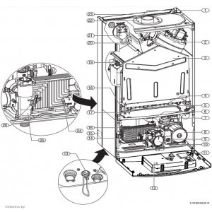 Газовый котел Bosch Gaz 6000. Технические характеристики.