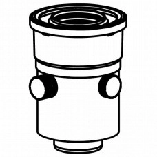 Элемент подключения дымохода к котлу Buderus DN60/100 43,5°