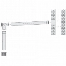 Комплект дымоудаления Buderus GN для котлов Logamax GB062/GB172 DN 80