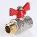Шаровой кран Valtec Base, рукоятка бабочка 3/4 вн.р - нар.р.