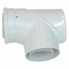 Тройник с ревизионным отверстием Vaillant DN 110/160 PP, концентрический
