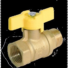 Кран шаровой БАЗ 11Б27п Ду15 А11/1 газ 1/2” вр/нр бабочка