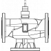 Линейный клапан ESBE VLB335 DN 125, Kvs 200