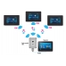 Комнатный термостат PellasX TOUCH для автоматики S. Control с ISM (беспроводной)