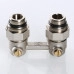 Узел угловой Valtec 1/2" x 3/4" (евроконус) для нижнего подключения радиатора