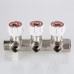 Коллектор с регулирующими вентилями Valtec 3/4", 4 х 1/2"