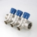 Коллектор Valtec с регулировочными вентилями, 3/4"х3 вых. 1/2" нар.