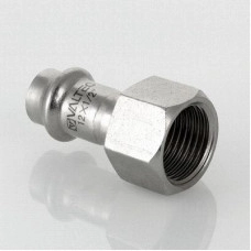 Пресс-фитинг из нержавеющей стали Valtec вн. р. 15 мм x 1/2