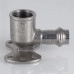 Пресс-угольник (водорозетка) 90° из нержавеющей стали Valtec вн. р. 22 мм x 1/2