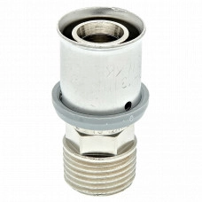 Пресс-фитинг прямой ICMA 16 х 1/2" наружная резьба (82803AD07)