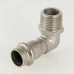 Пресс-угольник 90° из нержавеющей стали Valtec нар. р. 28 мм x 3/4