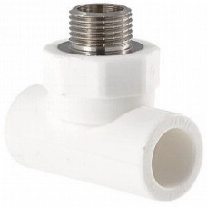 Тройник полипропиленовый Valtec с переходом на нар. р. 32х1