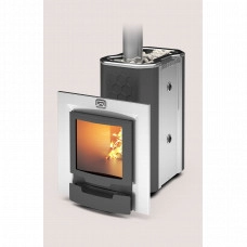 Печь для бани Теплодар СИБИРЬ-20 ЛРК ПРОФИ Панорама (2.0) (без двери 16"/обрамления)