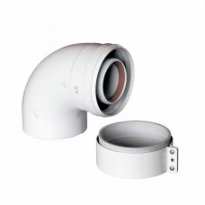 Колено дымохода 90° Baxi KHG71410141 (60/100мм)