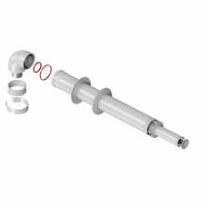Комплект дымохода антилёд Krats KTL-01P-075 (60/100 1000мм, для котлов Protherm Пантера, Гепард)