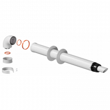 Комплект дымохода антилёд Krats KTL-01P-1 (60/100 1200мм)