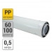 Труба удлинительная Bosch FC-C60-500 (DN60/100, L=0,5м)