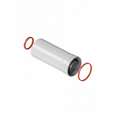 Удлинитель дымохода коаксикальный раструб Krats Y-05M (60/100 L=500мм)