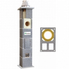 Керамический дымоход Kamen Uniwersal с 2 вентканалами S2W d 140 - 4 м.п.