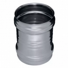 Адаптер котла (мама-мама) Ferrum f6102 (430/0,8 мм / эмаль /600° черная) d 130