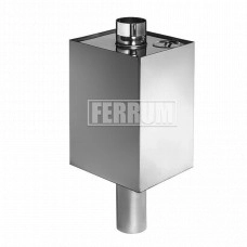 Бак Ferrum f0707 "Комфорт" (AISI 201/1.0) прямоугольный на трубе 55л Ф115