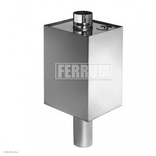 Бак Ferrum f0708 "Комфорт" (AISI 201/1.0) прямоугольный на трубе 73л Ф115
