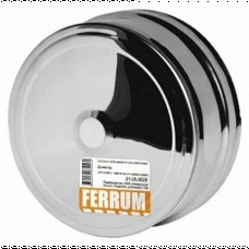 Заглушка внешняя д/трубы Ferrum f1207 (430/0,5 мм) d 135 (нижняя)