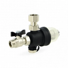 Фильтр-грязеуловитель магнитный Uni-fitt 215T3000 (3/4", с прозрачной колбой)