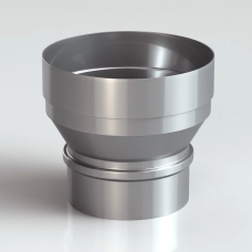 Переходник TIS D160-200 мм AISI 304-0.8мм