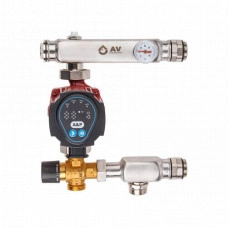 Насосно-смесительная группа AV Engineering AVE250-02 + Насос A&P WISE-25/40-130