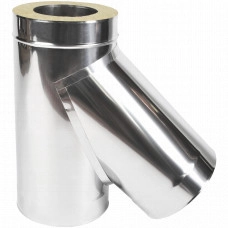 Тройник 135° (45°) утепленный Ferrum f4326 (430/0,5мм + оц.) d 180х280