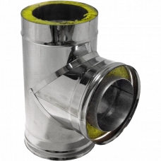 Тройник 90° утепленный Ferrum f4423 (430/0,5мм + оц.) d 150х210