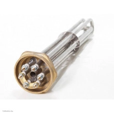 ТЭН трубчатый для электрокотла Tenko 7500 Вт/220В крепление гайка латунная 2" L=370мм