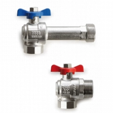 Комплект угловых шаровых кранов Hansa KG20V (Н106034)