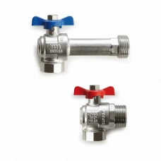 Комплект угловых шаровых кранов Hansa KG25V (Н106033)