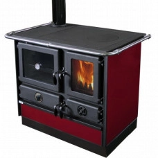 Плита на дровах MBS Magnum Plus бордовый