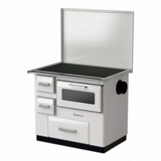 Плита на дровах MBS MBS-7 DZ DP NEW LINE (правый) белая