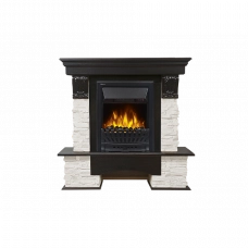 Портал Firelight Pietra Classic (под заказ) (камень белый, венге)