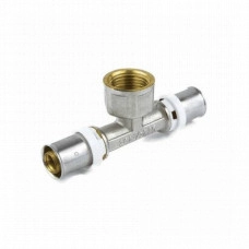 Пресс тройник с ВР переход. 20х1/2х20 Aquasfera 027-8854