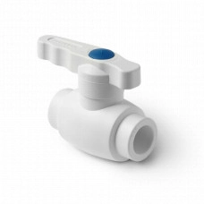 П/П Кран шаровый полнопроходной 75 Ultra белый PRO AQUA PA40020