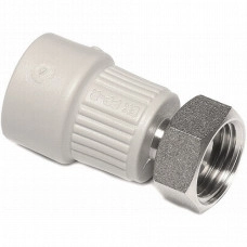 П/П Муфта комб. с накидной гайкой ВР 20х3/4" Wavin SZM02025XX