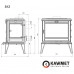 Печь-камин чугунная Kawmet Premium ATHENA S12 ECO (12,3 кВт)