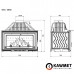 Топка каминная Kawmet W16 18 кВт