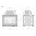 Топка каминная Kawmet W17PB DECOR (16.1 kW) EKO с правым стеклом