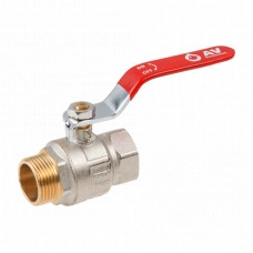 Кран шаровый 1" нар.-вн. ручка PN40, AV Engineering AVE091001