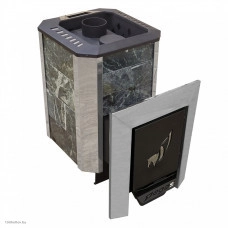 Печь для бани Пегас 26 нерж в камне змеевик