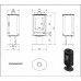 Печь-камин Kratki Koza/AB/S/N/DR