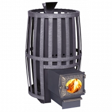 Печь для бани Березка Витязь 18 ДТ-3 стекло, сетчатый кожух